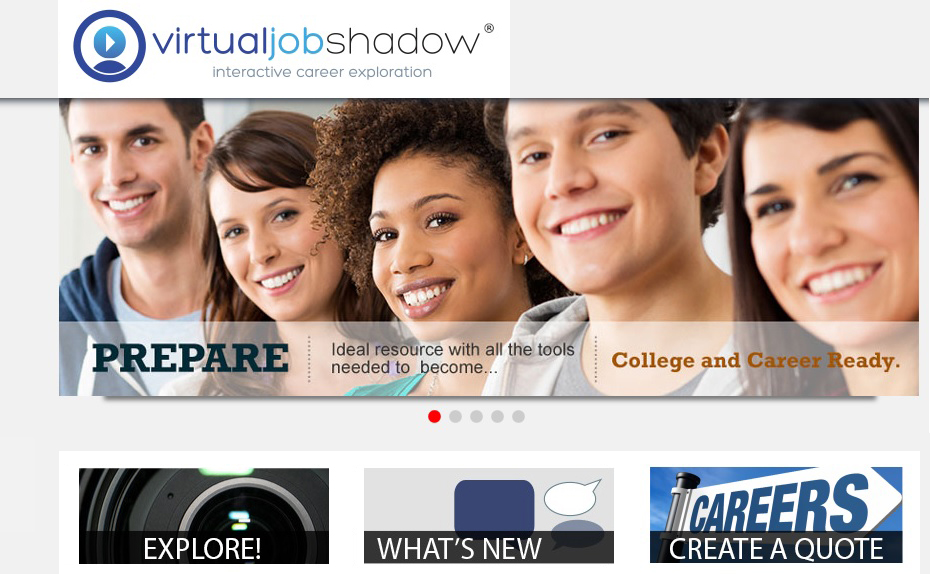 virtual job shadow career cluster
